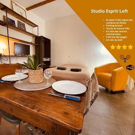 Charmant Studio Loft - Mas Bois Fontaine نيم المظهر الخارجي الصورة